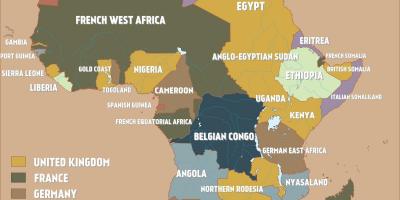 Karte britu Kamerūnā
