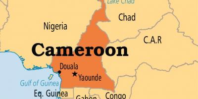 Karte yaounde Kamerūna